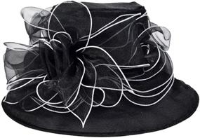 img 2 attached to JESSE · RENA Women's Church Derby Dress Fascinator Bridal Cap - British Tea Party Wedding Hat with Enhanced SEO