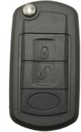 🔑 land rover lr3 discovery range rover sport key fob case shell – flip keyless entry remote cover replacement key casing by j-acces logo