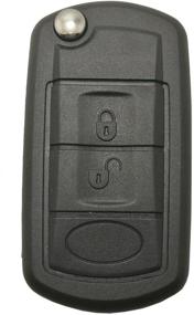 img 4 attached to 🔑 Land Rover LR3 Discovery Range Rover Sport Key Fob Case Shell – Flip Keyless Entry Remote Cover Replacement Key Casing by J-ACCES