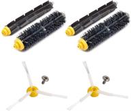 🧹 neutop brush replacement for irobot roomba 675 677 671 670 665 655 645 694 692 614 robot vacuums - complete brush set with bristle, beater, and edge sweeping brushes, including screws логотип