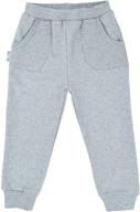 👖 warm and stylish: jan jul winter joggers toddler boys' clothing in pants logo