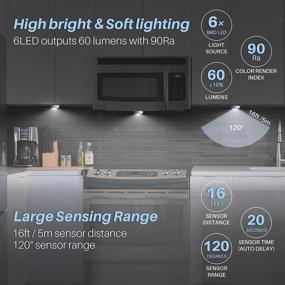 img 3 attached to STAR SPANGLED Battery Cordless Activated Cupboard Lighting & Ceiling Fans