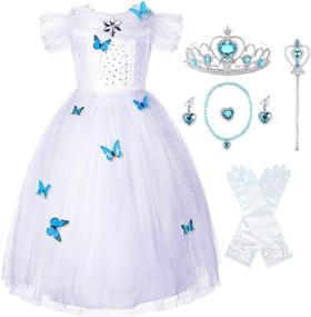 img 4 attached to 🦋 Enhance Your Princess Costume with JerrisApparel's Butterfly Accessories