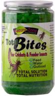 optimized soft moist food for crickets & feeder insects - nature zone total bites, 24-ounce logo