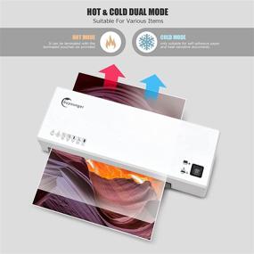 img 3 attached to 🖨️ 4-in-1 Thermal and Cold Laminator Machine with 40 Laminating Pouches, Buyounger A4 A5 A6 9 Inches Personal Laminator for Home School Office Use, Lamination with Paper Cutter Corner Rounder