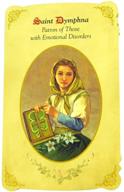 dymphna emotional disorders holy card logo
