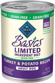 img 3 attached to 🐶 Blue Buffalo Basics Limited Ingredient Diet, Grain-Free Wet Dog Food for Adult Dogs - Natural, 12.5 oz Can (Pack of 12)