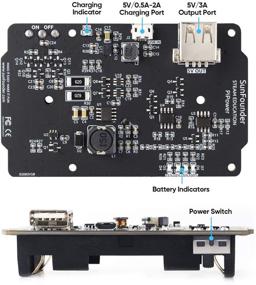 img 1 attached to 🔋 SunFounder Power Supply Module for Raspberry Pi UPS with Rechargeable 5V/3A Lithium Battery Pack Expansion Board, Compatible with Raspberry Pi 4B 3B+ 3B/2B and 1 Model B+, Battery Not Included