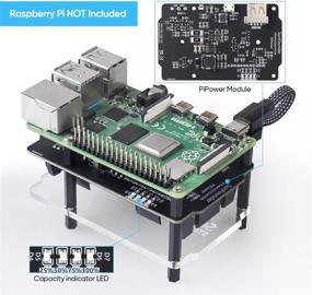 img 3 attached to 🔋 SunFounder Power Supply Module for Raspberry Pi UPS with Rechargeable 5V/3A Lithium Battery Pack Expansion Board, Compatible with Raspberry Pi 4B 3B+ 3B/2B and 1 Model B+, Battery Not Included