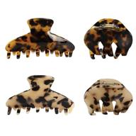 tortoise cellulose barrettes bouniq accessories logo