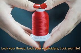 img 1 attached to 🧵 Brothread 42 Spools: Best Polyester Embroidery Thread Kit for Professionals and Beginners