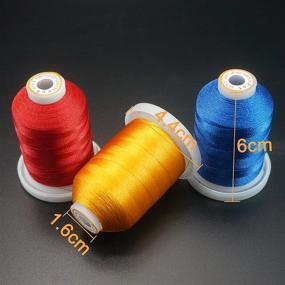 img 2 attached to 🧵 Brothread 42 Spools: Best Polyester Embroidery Thread Kit for Professionals and Beginners