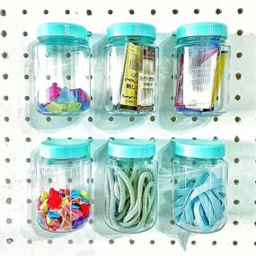 img 4 attached to 🔳 Pegboard Storage Organizer for Tall Accessories