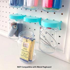 img 2 attached to 🔳 Pegboard Storage Organizer for Tall Accessories