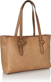 img 3 attached to Camel Shoulder Strap Double Women's Handbag & Wallet by Relic