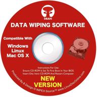 💾 efficient data wiping software: dban boot and nuke for windows, linux & mac on cd logo