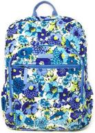vera bradley lighten backpack blueberry logo