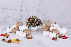 img 3 attached to Artmag Artificial Thanksgiving Halloween Decoration Home Decor