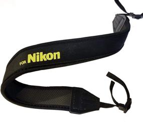 img 4 attached to 📸 Fotasy Neoprene Neck Strap for NIKON Cameras - Compatible with Nikon D5 D4 D3 DS850 D810 D800 D750 D7500 D7300 D7200 D7000 D5600 D5500 D5300 D5100 D5000 D3500 D3400