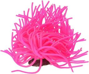 img 2 attached to Vibrant Pink SPORN Aquarium Decoration: Anemone Ornament for Stunning Aquatic Décor