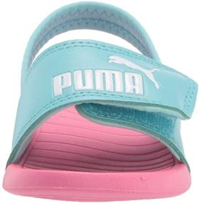 img 3 attached to PUMA Детские шлепанцы Popcat 20 с ремешком на задней части - унисекс дизайн