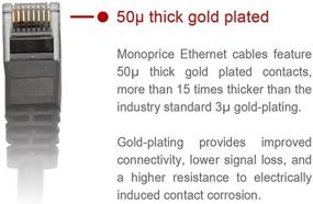 img 1 attached to 🔌 Industrial Electrical Monoprice Flexboot Ethernet Patch Cable