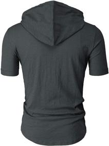 img 2 attached to 👕 Comfortable and Stylish H2H Charcoal Pullover T-Shirt - CMOHOS010