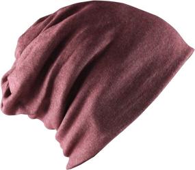 img 4 attached to Winter Camo Slouchy Beanie Hat with Fleece Lining for Outdoor Sports - Unisex