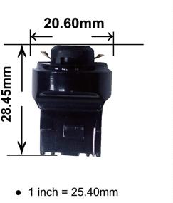 img 3 attached to PA X1 T10 168 194 Transform T20 7440 Bulb Base Socket: Enhanced Lighting Solution for Automotive Applications