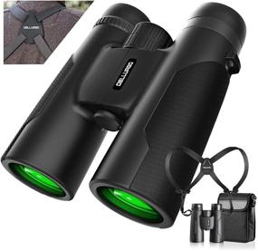 img 4 attached to Waterproof Compact Binoculars with Harness Strap Bag - 12x42 Binoculars for 🔭 Adults, Ideal for Bird Watching, Hunting, Concerts, Sports Events - BAK4 Prism FMC Lens