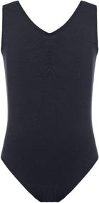 img 3 attached to IEFiEL Sleeveless Gymnastics Bodysuit Camisole Sports & Fitness for Other Sports