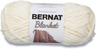 🧶 bernat 16111010006 blanket yarn, 10.5 oz, vintage white - soft & versatile crafting material logo
