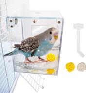 🐦 gagiland no-leakage bird bath box: the perfect hanging bathtub shower for small birds logo