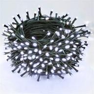 🎄 enhance your holiday spirit with super-long 134ft 360 led christmas lights outdoor/indoor - waterproof, 8 lighting modes, perfect for outdoor christmas decorations garden decor patio tree (cool white) logo