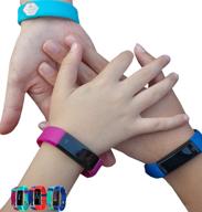 🔵 trendy pro deluxe kids fitness tracker - smart watch with step counter for boys girls teens - blue/black логотип