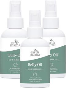 img 4 attached to 🤰 Earth Mama Belly Oil - Safe Moisturizer for Pregnancy, promotes Natural Skin Elasticity and reduces Stretch Marks, 4 fl oz (3-Pack)