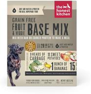 🥦 the honest kitchen human grade dehydrated grain free fruit & veggie base mix: a nutritious and wholesome feeding option logo