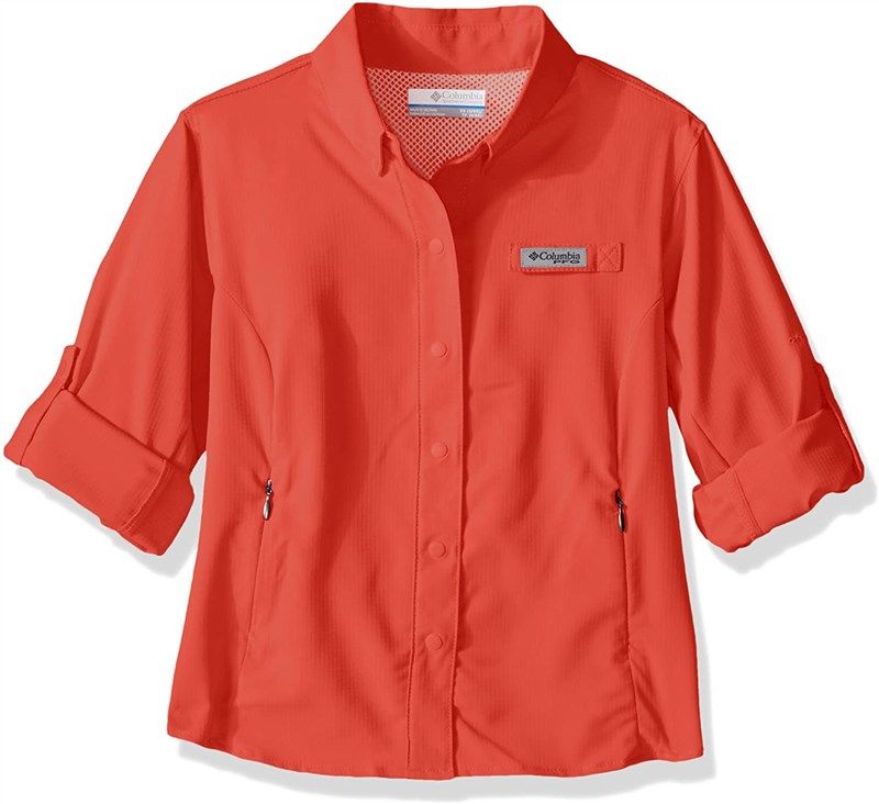 columbia girls tamiami sleeve shirt girls' clothing for active 로고