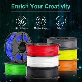 img 1 attached to SUNLU PETG Filament 1.75mm Bundle Red Orange - 2kgs PETG 3D Printing Filament for FDM Printer & 3D Pen