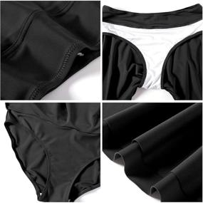 img 1 attached to 👙 Versatile Women's Swim Skirt with Built-In Brief - Stylish Bottom for Swimsuits, Bikinis, and Tankinis