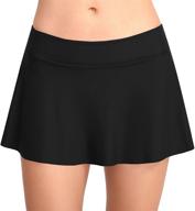 👙 versatile women's swim skirt with built-in brief - stylish bottom for swimsuits, bikinis, and tankinis logo