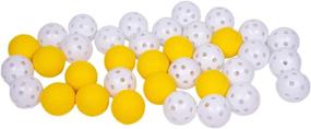 img 1 attached to Golf Ball Sized Multi-Sport Practice Ball Combo Pack