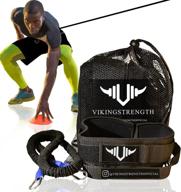 🏋️ vikingstrength 360° resistance running training bungee band for enhanced speed, fitness agility, and strength - ideal for football, basketball, crossfit, solo or partner workouts логотип