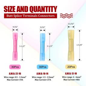 img 3 attached to 🔌 Hilitchi Industrial Electrical Insulated Terminal Connectors for Enhanced Electrical Connections