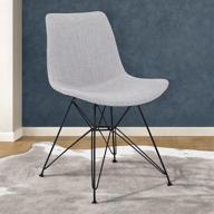 🪑 стильный серый стул armen living palmetto: повышайте качество обеденного опыта! логотип