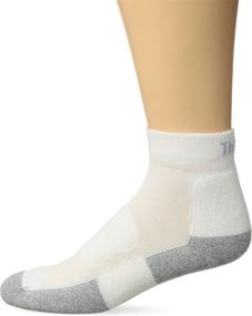 img 1 attached to 🧦 Premium Comfort for Men: Thorlos Lwmxm Thin Cushion Walking Ankle Socks