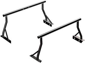 img 3 attached to TMS 800 LB Low Profile Extendable Pickup Truck Bed Rack with Non-Drilling Steel, ideal for Rooftop Tents - Sportbar, 21'' (2 Bar Set)