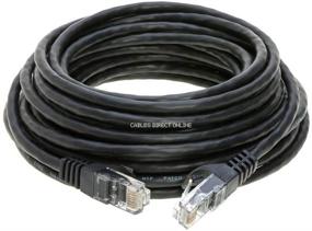 img 4 attached to 🔌 Пятидесятифутовый черный без зацепок кабель(Cat5e Ethernet Network Patch Cable) от Cables Direct Online