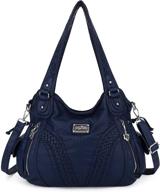handbags shoulder satchel handbag synthetic women's handbags & wallets for hobo bags logo