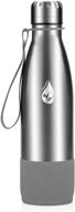 extremus 421 hydration vacuum insulated water bottle: ultimate stainless steel double wall thermos, 17 oz, leakproof top, carry strap & bottle boot логотип